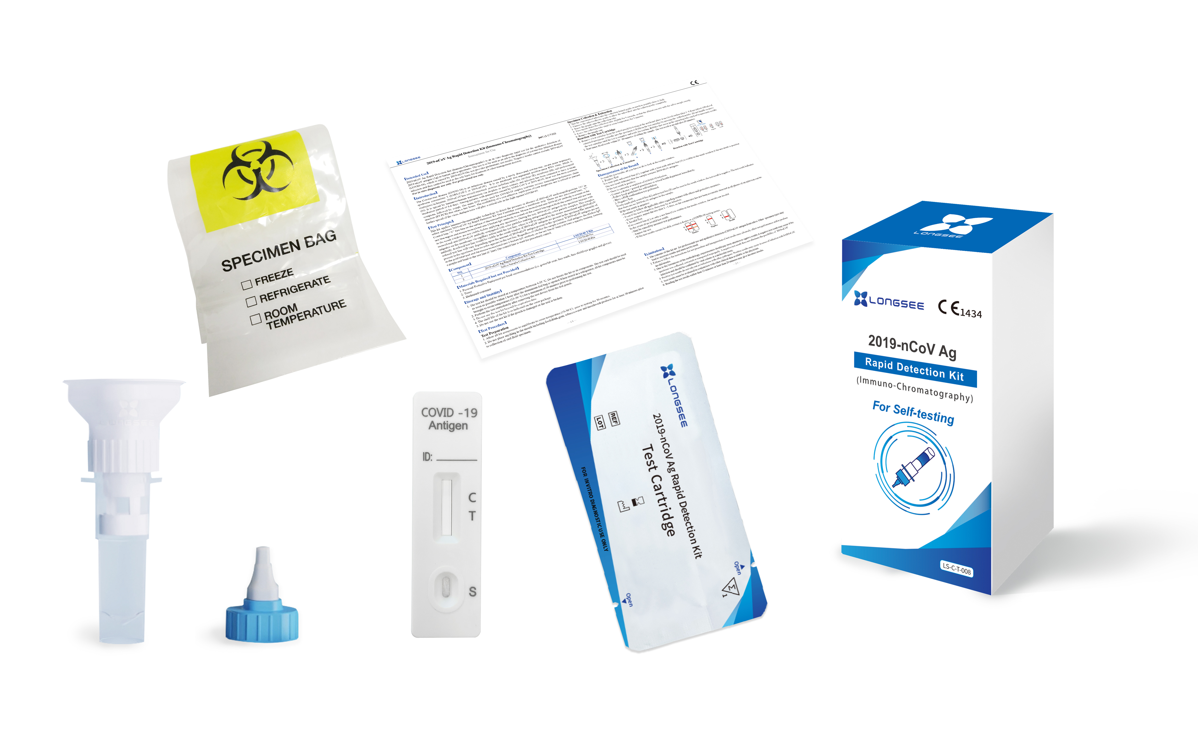 2019-nCoV Ag Rapid Detection Kit (Immuno-Chromatography)